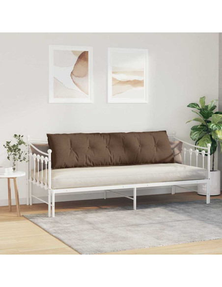 Cuscino per Schiena Marrone 180 x 19 x 50 cm Tessuto