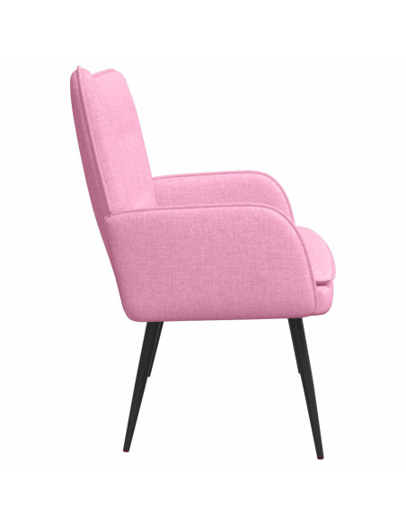 Divano a 2 Posti Rosa 115 x 61 x 87 cm Tessuto