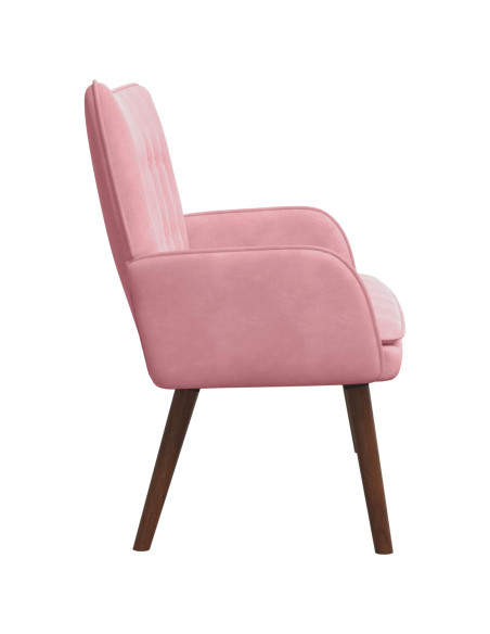 Sofa a Due Posti Rosa 115 x 61 x 87 cm Velluto