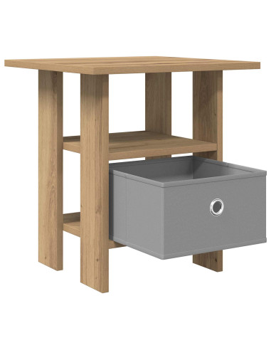 Comodino Rovere artigianale 41 x 40 x 45 cm Legno multistrato