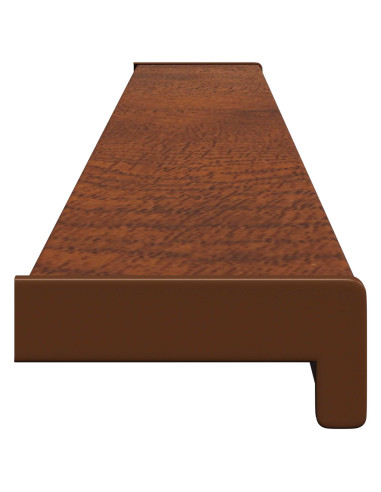 Soglia della Finestra Legno Marrone 160 x 10 x 4,5 cm PVC