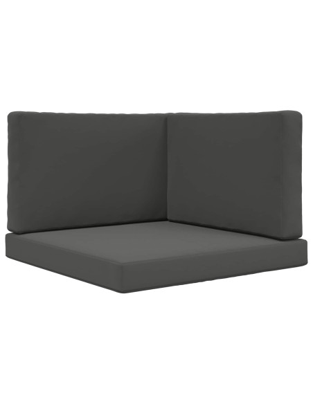 Cuscino per divano da esterno 3 pcs Antracite Poliestere