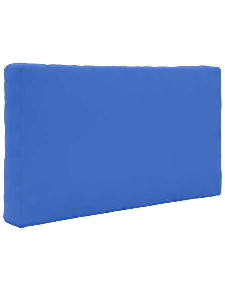 Cuscino per divano da esterno 3 pcs Blu Reale Poliestere