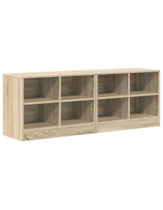 Armadietto per letto 2 pcs Rovere Sonoma 66 x 33 x 48 cm 2