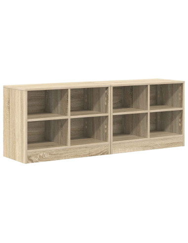 Armadietto per letto 2 pcs Rovere Sonoma 66 x 33 x 48 cm