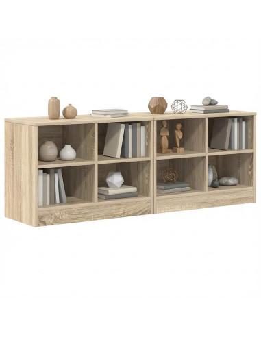 Armadietto per letto 2 pcs Rovere Sonoma 66 x 33 x 48 cm