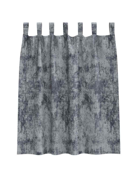 Tende in Velluto 2 pcs Grigio Argento 140 x 140 cm Velluto