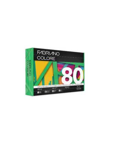 FABRIANO COLORE VERDE A4 80G