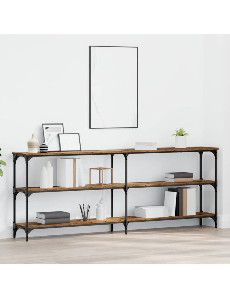Tavolo consolle Legno vecchio 200 x 29 x 75 cm