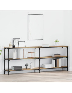 Tavolo consolle rovere artigianale 200 x 29 x 75 cm