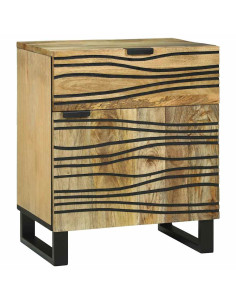 Armadio da Notte con cassetto Marrone 50 x 33 x 60 cm