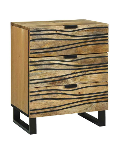 Armadio da Notte con cassetto Marrone 50 x 33 x 62 cm
