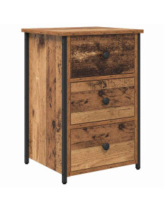 Armadio da Notte con cassetto Marrone 40 x 36 x 60 cm 2