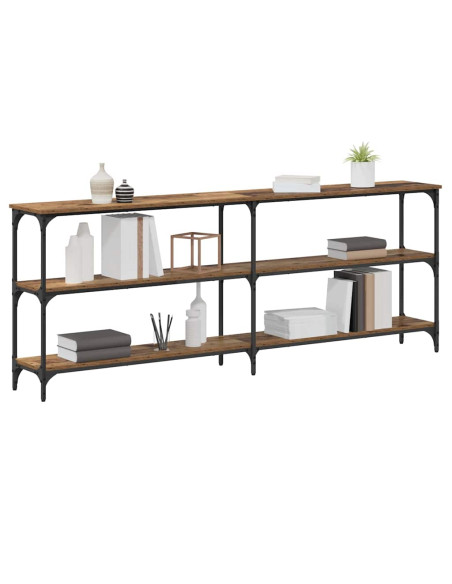 Tavolo consolle Legno vecchio 200 x 29 x 75 cm