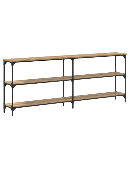 Tavolo consolle rovere artigianale 200 x 29 x 75 cm