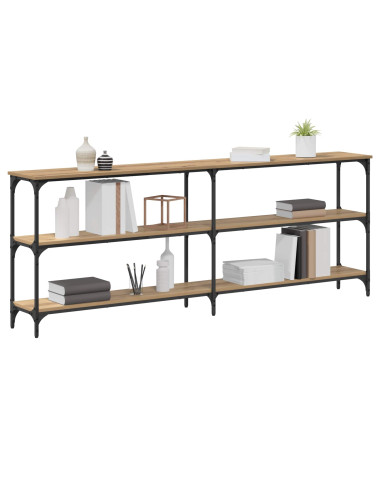 Tavolo consolle rovere artigianale 200 x 29 x 75 cm