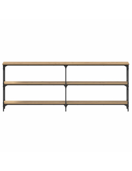 Tavolo consolle rovere artigianale 200 x 29 x 75 cm
