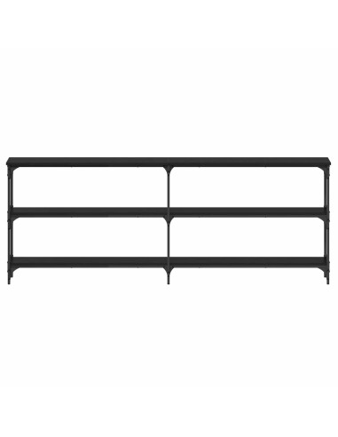 Tavolo consolle Rovere nero 200 x 29 x 75 cm