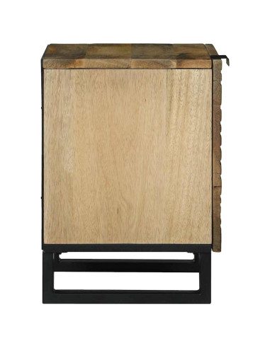 Armadio da Notte 2 pcs Marrone 40 x 33 x 46 cm