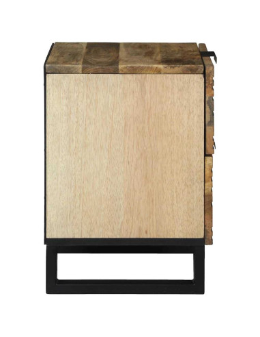 Armadio da Notte con cassetto Marrone 40 x 33 x 46 cm