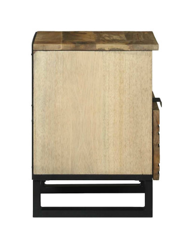 Armadio da Notte con cassetto Marrone 40 x 33 x 46 cm