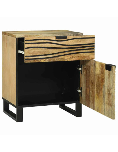 Armadio da Notte con cassetto Marrone 50 x 33 x 60 cm