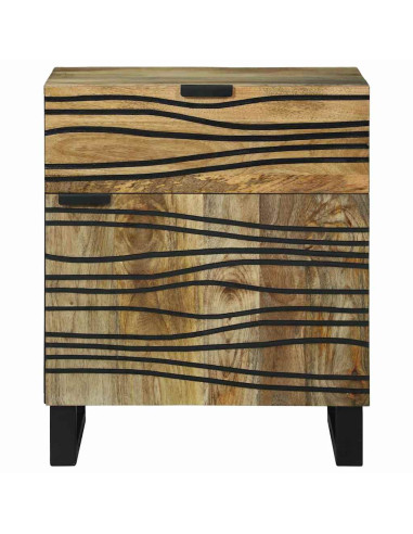 Armadio da Notte con cassetto Marrone 50 x 33 x 60 cm