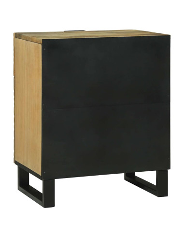 Armadio da Notte con cassetto Marrone 50 x 33 x 60 cm