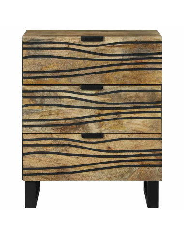 Armadio da Notte con cassetto Marrone 50 x 33 x 62 cm