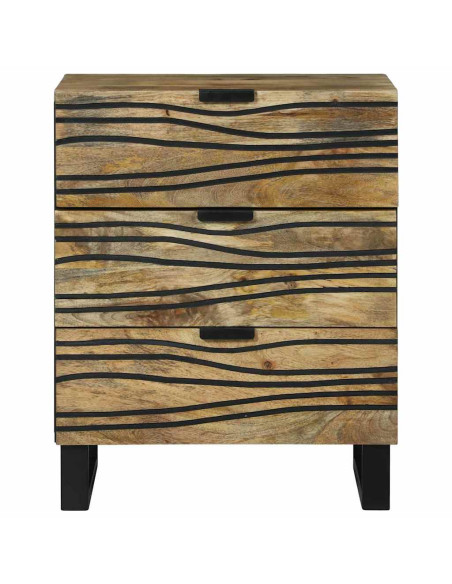 Armadio da Notte con cassetto Marrone 50 x 33 x 62 cm
