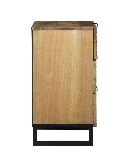 Armadio da Notte con cassetto Marrone 50 x 33 x 62 cm