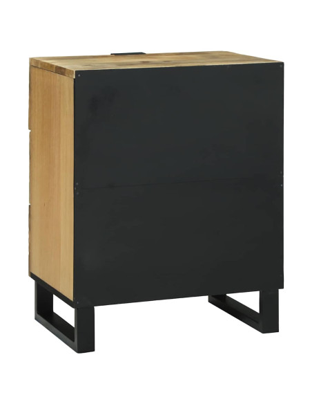 Armadio da Notte con cassetto Marrone 50 x 33 x 62 cm