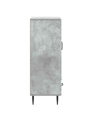 Credenza Grigio Cemento 66 x 34,5 x 95 cm Legno ingegnerizzato