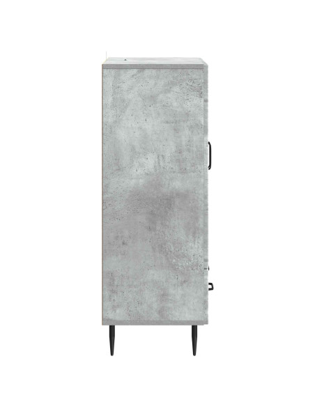 Credenza Grigio Cemento 66 x 34,5 x 95 cm Legno ingegnerizzato
