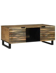 Tavolino da salotto Marrone e Nero 100 x 54 x 40 cm