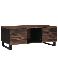Tavolino da salotto Marrone e Nero 100 x 54 x 40 cm