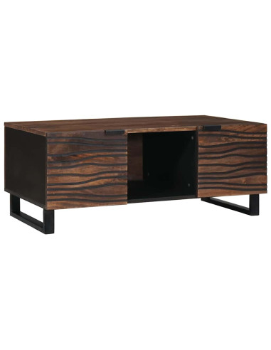 Tavolino da salotto Marrone e Nero 100 x 54 x 40 cm