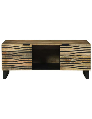 Tavolino da salotto Marrone e Nero 100 x 54 x 40 cm