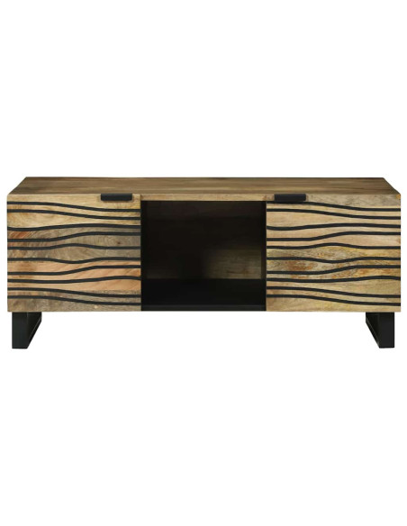 Tavolino da salotto Marrone e Nero 100 x 54 x 40 cm