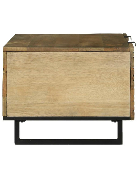 Tavolino da salotto Marrone e Nero 100 x 54 x 40 cm