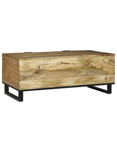 Tavolino da salotto Marrone e Nero 100 x 54 x 40 cm