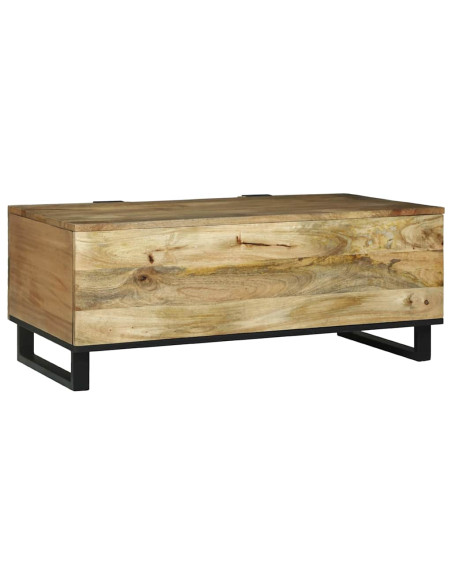 Tavolino da salotto Marrone e Nero 100 x 54 x 40 cm