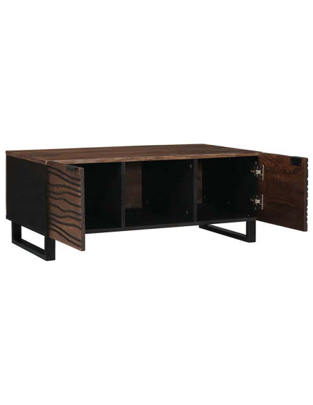 Tavolino da salotto Marrone e Nero 100 x 54 x 40 cm