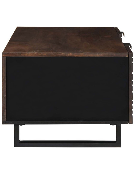 Tavolino da salotto Marrone e Nero 100 x 54 x 40 cm