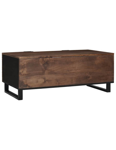 Tavolino da salotto Marrone e Nero 100 x 54 x 40 cm