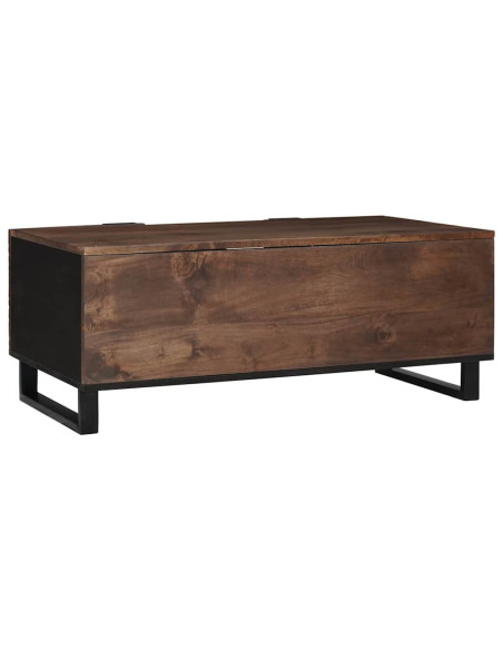Tavolino da salotto Marrone e Nero 100 x 54 x 40 cm