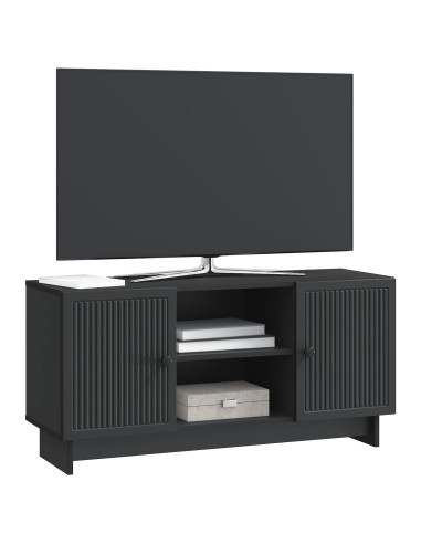 Mobile TV Nero 102 x 34,5 x 50 cm Legno multistrato
