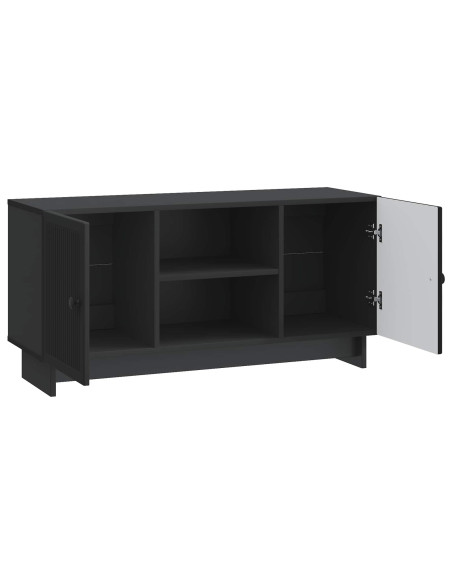 Mobile TV Nero 102 x 34,5 x 50 cm Legno multistrato