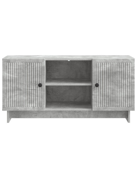 Mobile TV Grigio cemento 102 x 34,5 x 50 cm Legno multistrato