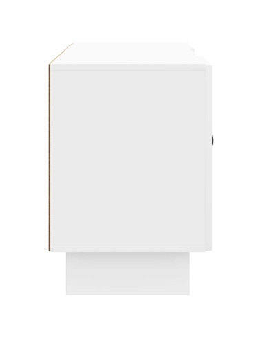 Mobile TV Bianco Lucido 102 x 34,5 x 50 cm Legno multistrato